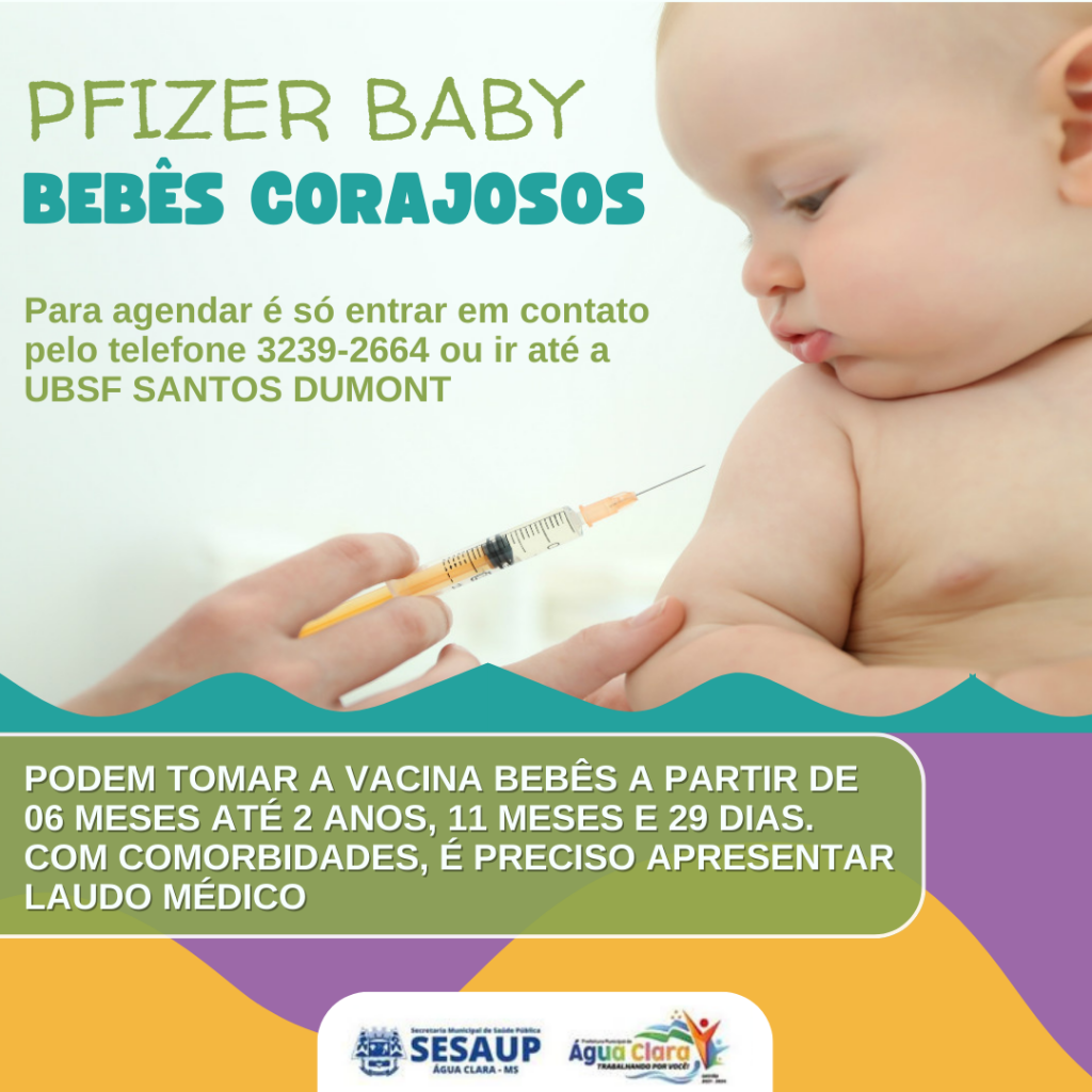 Pfizer BABY Prefeitura de Água Clara